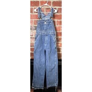 VTG Calvin Klein CK Overalls Women’s Medium Carpenter 90s Y2K Raw Hem